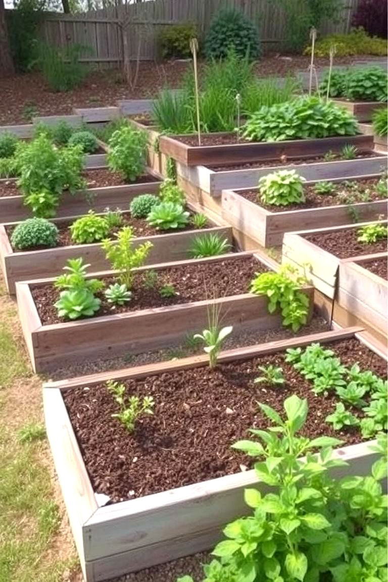 Terraced Raised Garden Bed on a Slope - 24 Raised Garden Bed Ideas