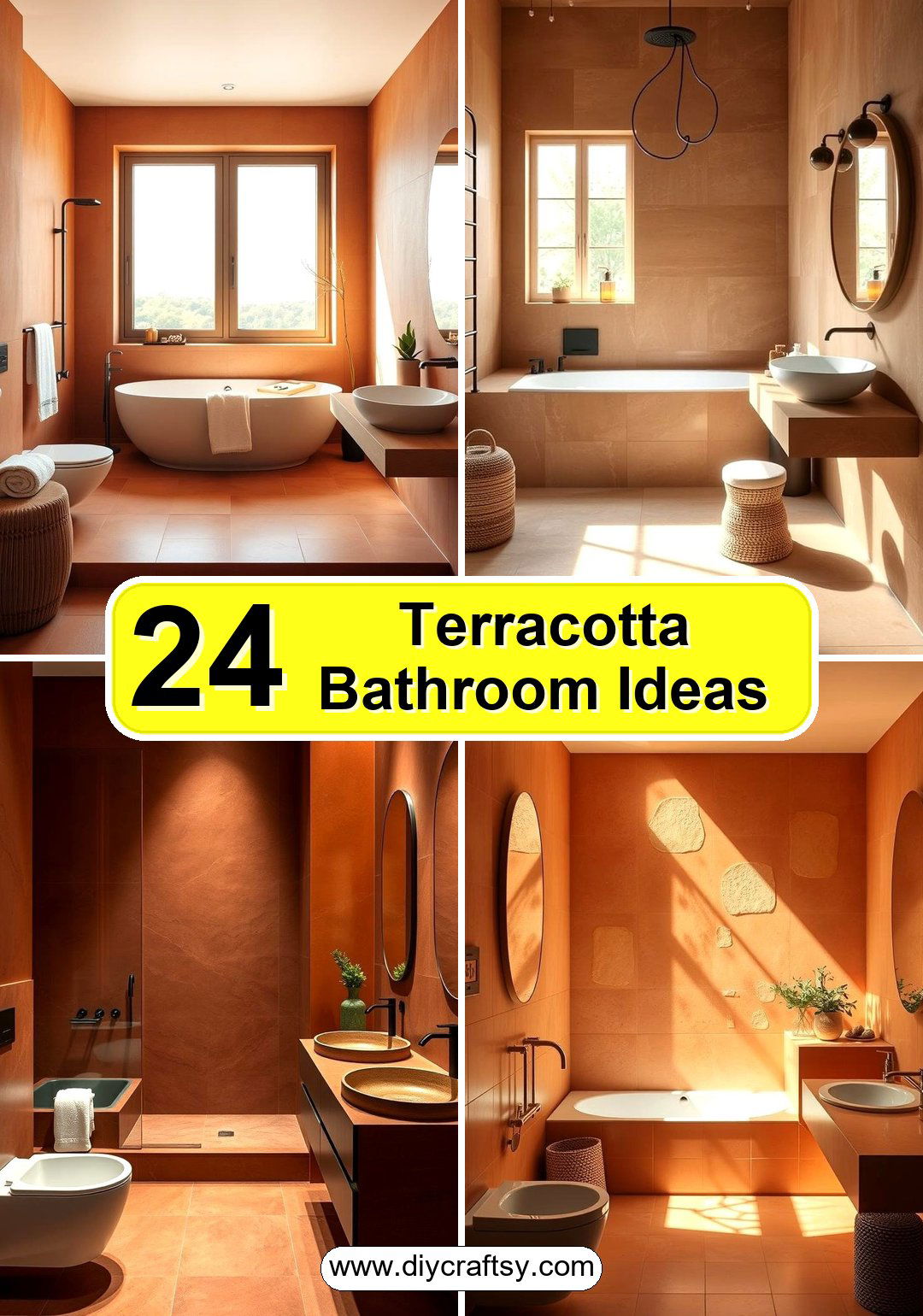 Terracotta Bathroom Ideas