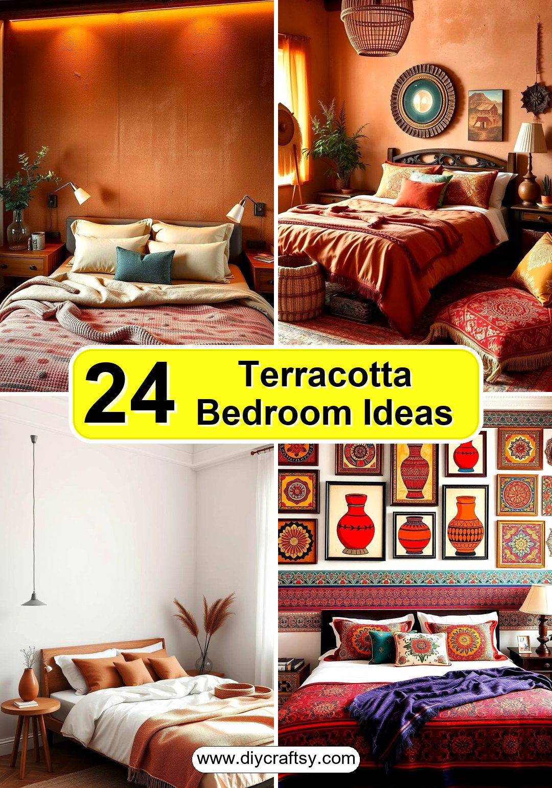 Terracotta Bedroom Ideas