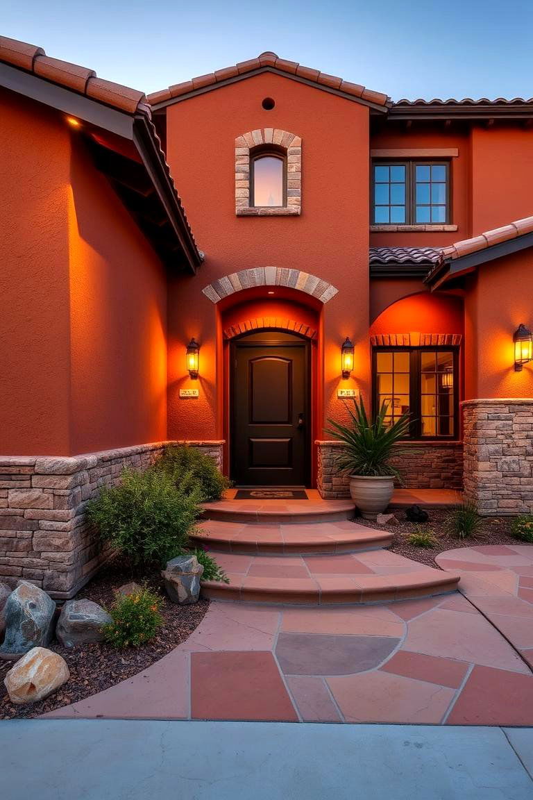 Terracotta Brown - 24 Brown Exterior House Colors