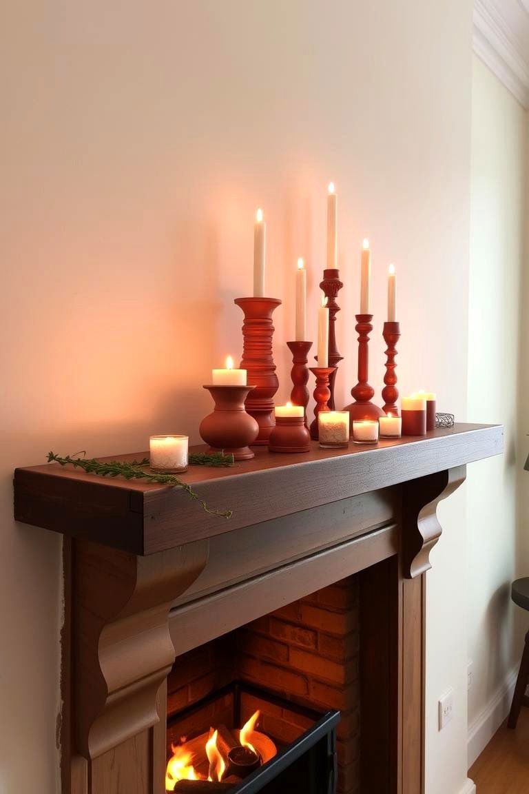 Terracotta Candle Holders for Ambient Lighting - 24 terracotta home decor ideas