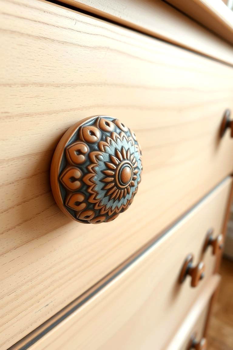 Terracotta Drawer Knobs for Unique Accents - 24 terracotta home decor ideas