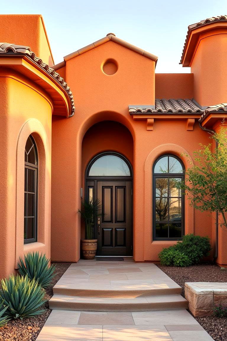 Terracotta Elegance Warm Mediterranean Textures - 24 Spanish Mediterranean House Ideas