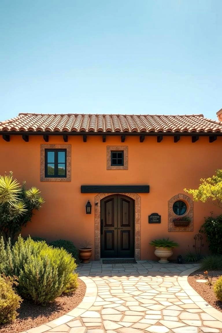 Terracotta Roof Charm - 24 spanish style home exterior ideas