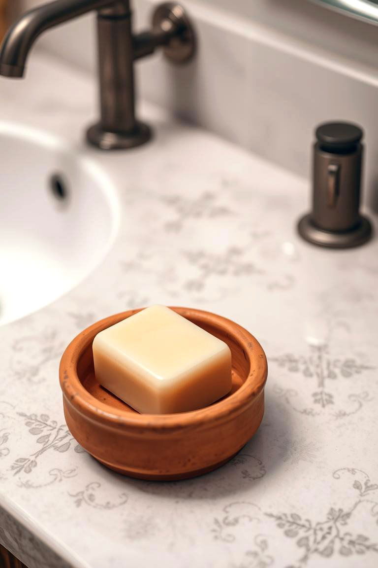 Terracotta Soap Dishes for Earthy Bathrooms - 24 terracotta home decor ideas