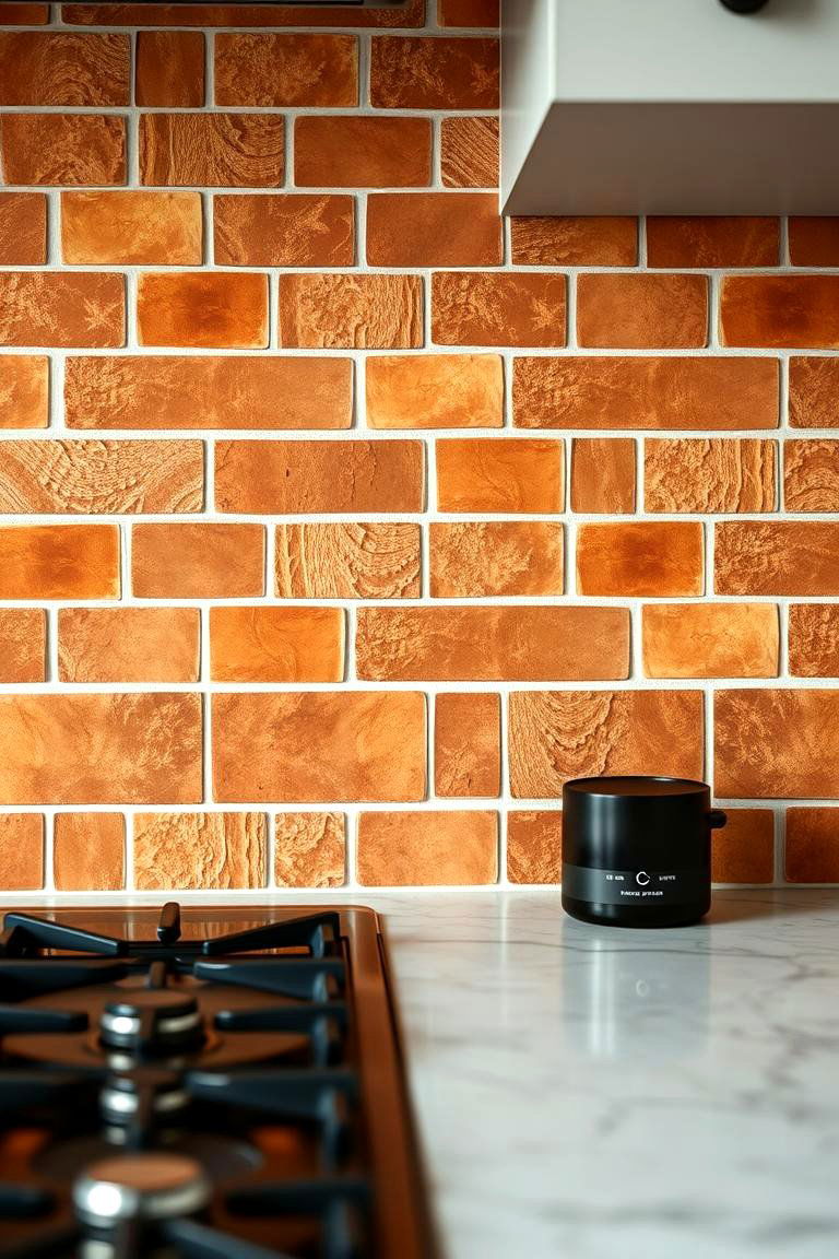 Terracotta Wall Tiles for Textured Accents - 24 terracotta home decor ideas