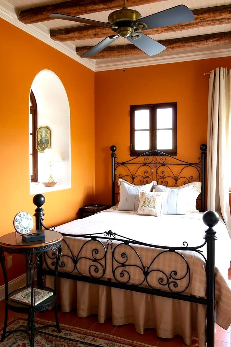 Terracotta and Earthy Tones - 24 Mediterranean Bedroom Ideas