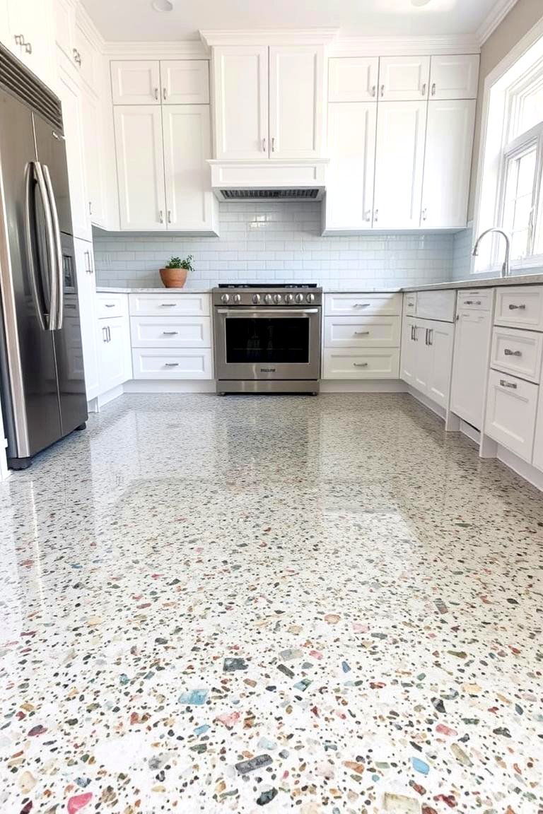 Terrazzo Epoxy Floors - 24 Epoxy Floor Designs