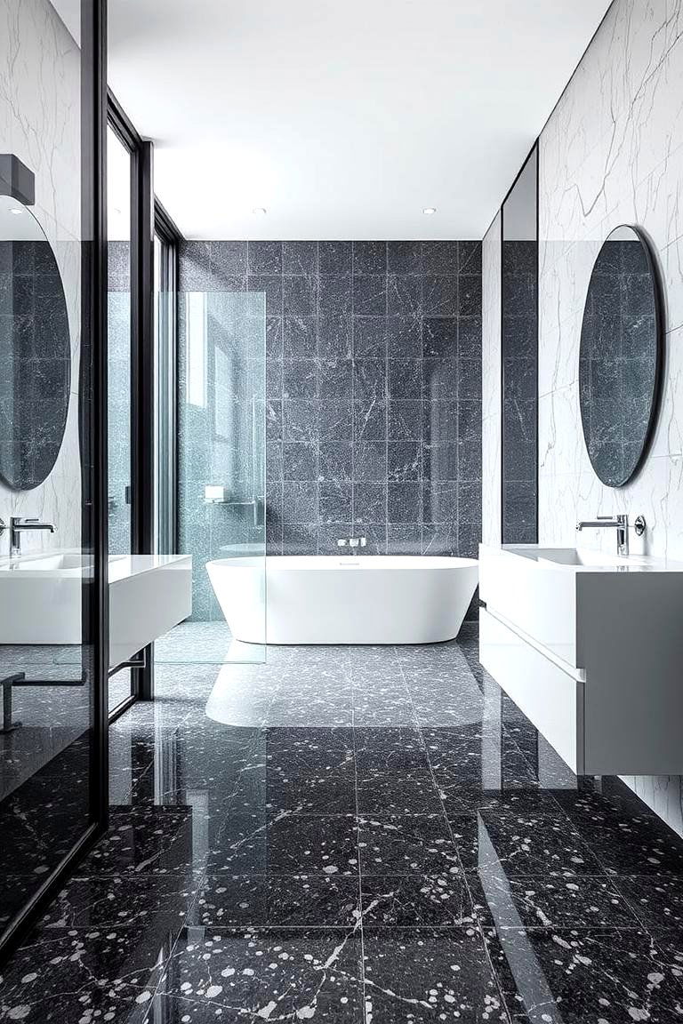 Terrazzo Flooring - 24 Bathroom Flooring Ideas
