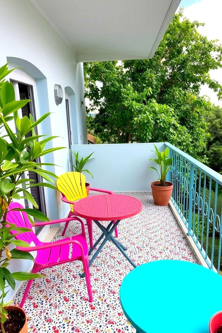 Terrazzo Tiles - 24 Balcony Tiles Ideas