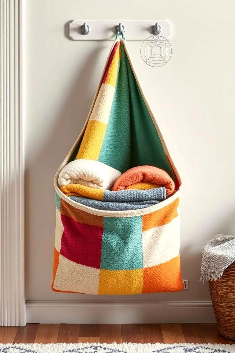 Textile Inspired Storage Bag - 24 Blanket Storage Ideas