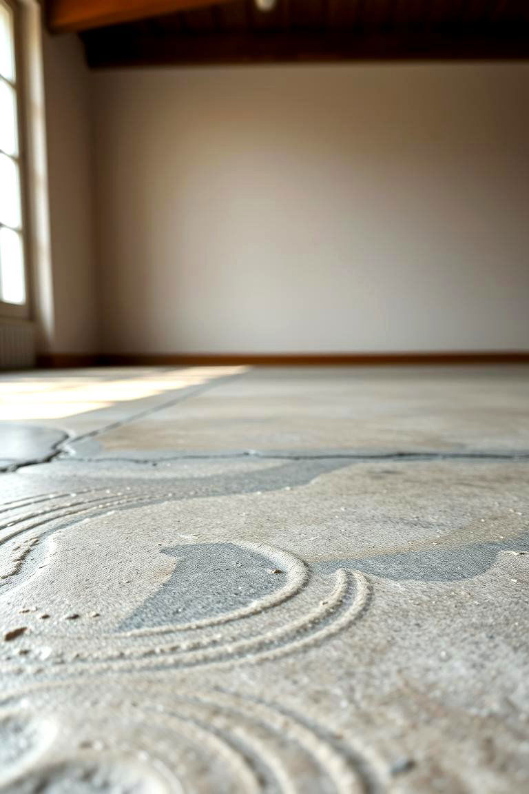 Textured Finishes for Added Depth - 24 Indoor Concrete Floor Paint Ideas
