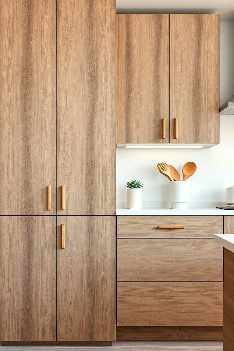 Textured Finishes for Cabinets - 24 Kitchen Design Ideas