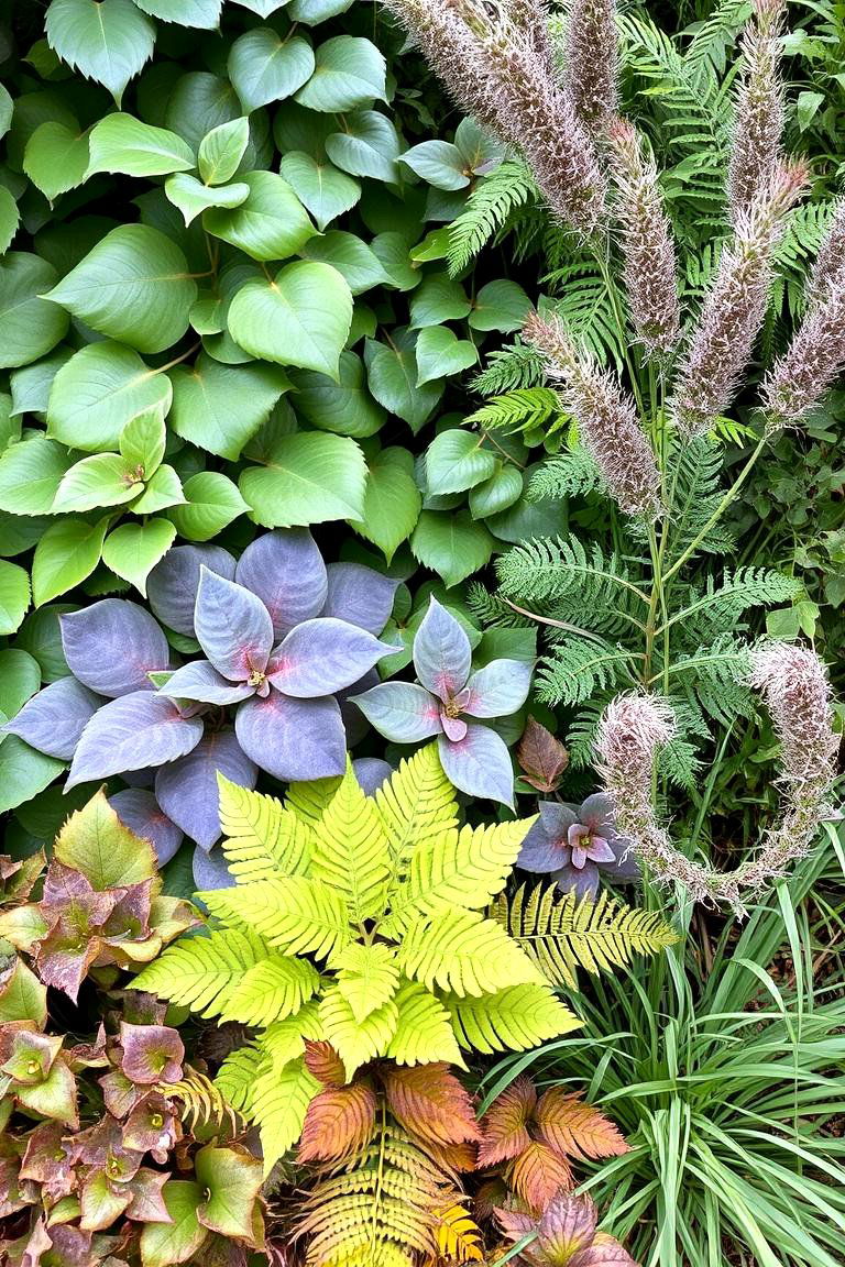 Textured Foliage Garden - 24 Small Walled Garden Ideas