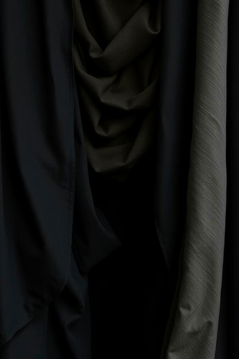 Textured Layering - 24 Dark Bedroom Ideas