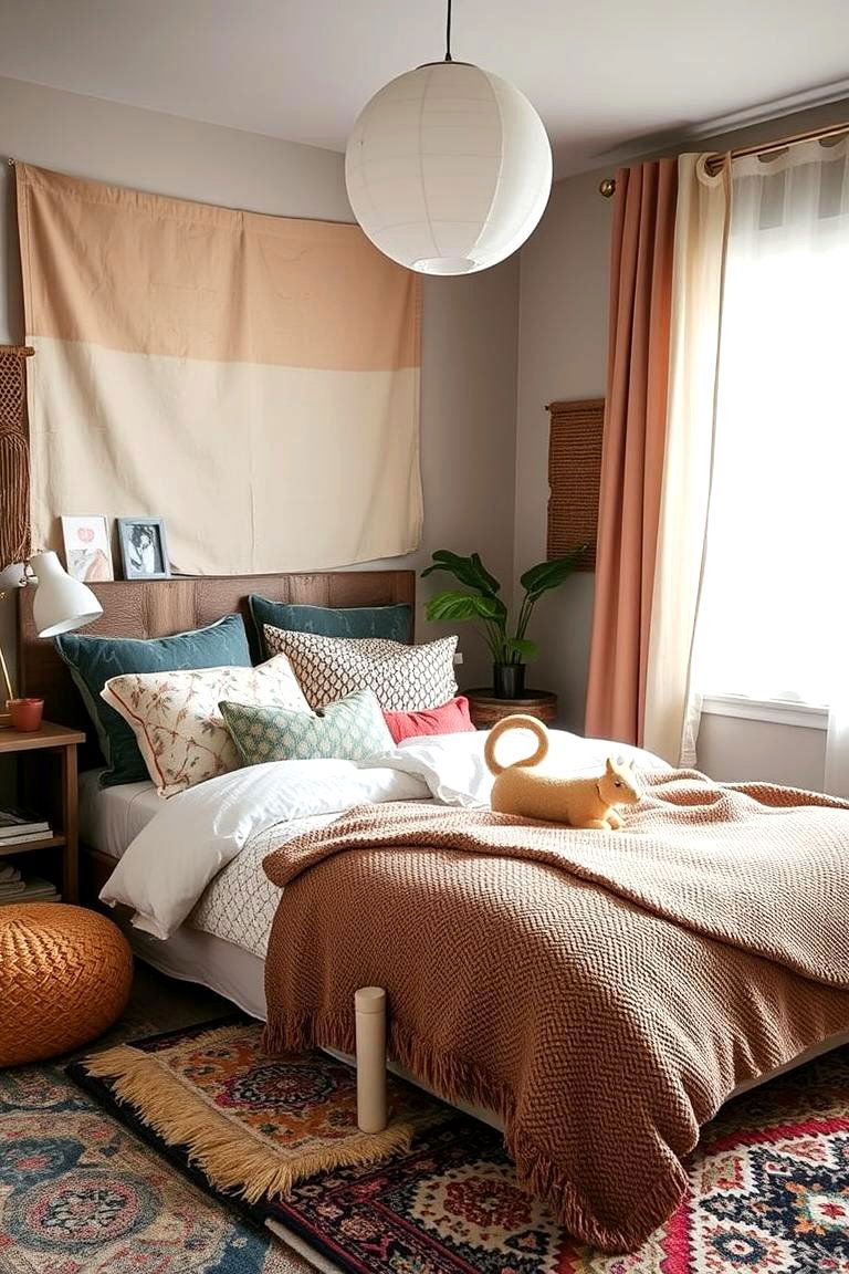 Textured Layers for Comfort and Depth - 24 Teen Bedroom Ideas