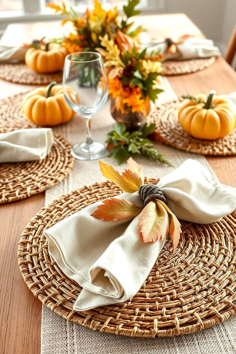 Textured Layers - 24 Thanksgiving Table Settings