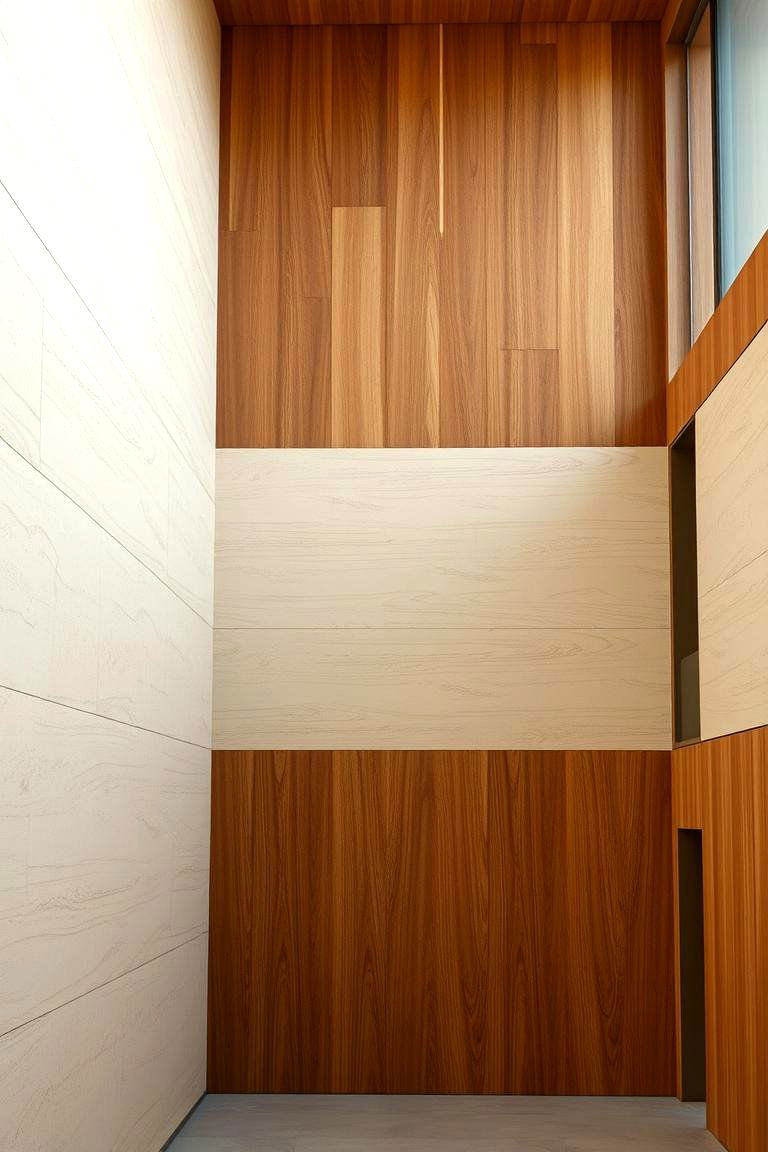 Textured Paneling in Cream and Brown - 24 Cream and Brown House Exterior Ideas