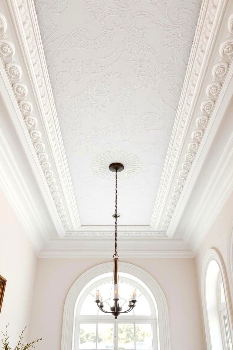 Textured Plaster Trim - 24 Ceiling Trim Ideas