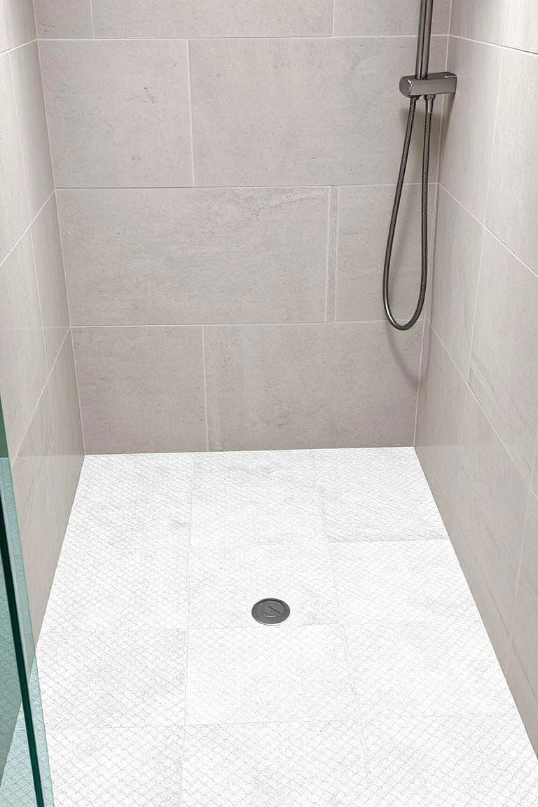 Textured Porcelain Tiles for Safety - 24 Shower Floor Tile Ideas