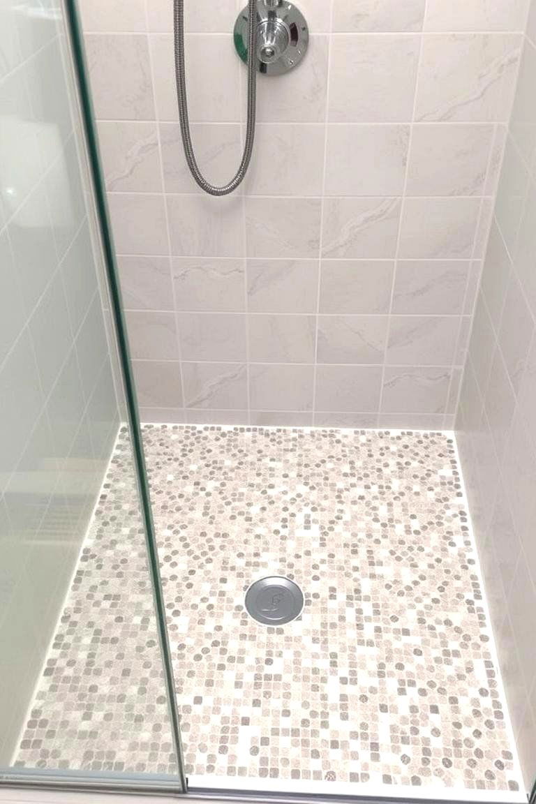 Textured Shower Floor - 24 Modern Shower Ideas