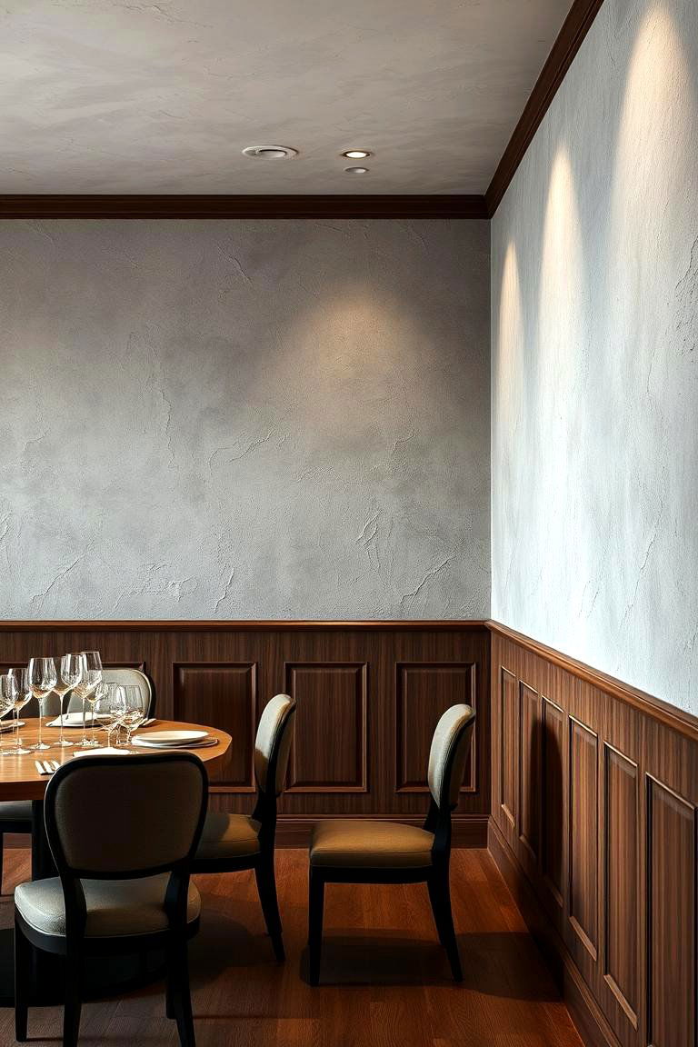 Textured Wall Finishes - 24 Craftsman Dining Room Ideas