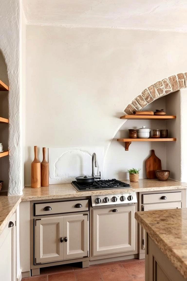 Textured Wall Finishes - 24 Spanish Style Kitchen Ideas