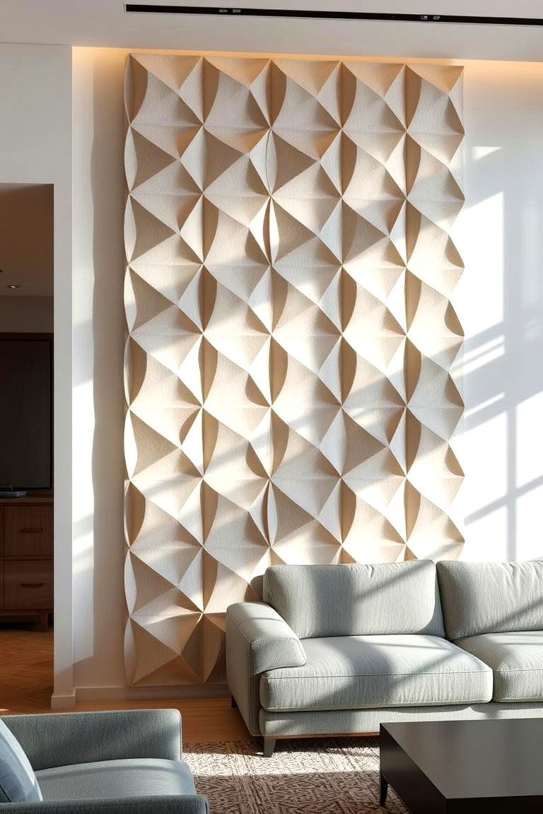 Textured Wall Panels for Depth - 24 Feature Wall Ideas