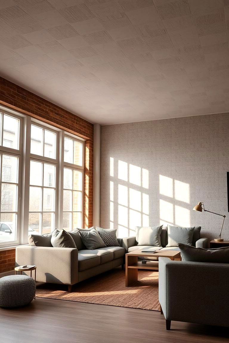 Textured Wallpapers for Depth - 24 Living Room Wallpaper Ideas