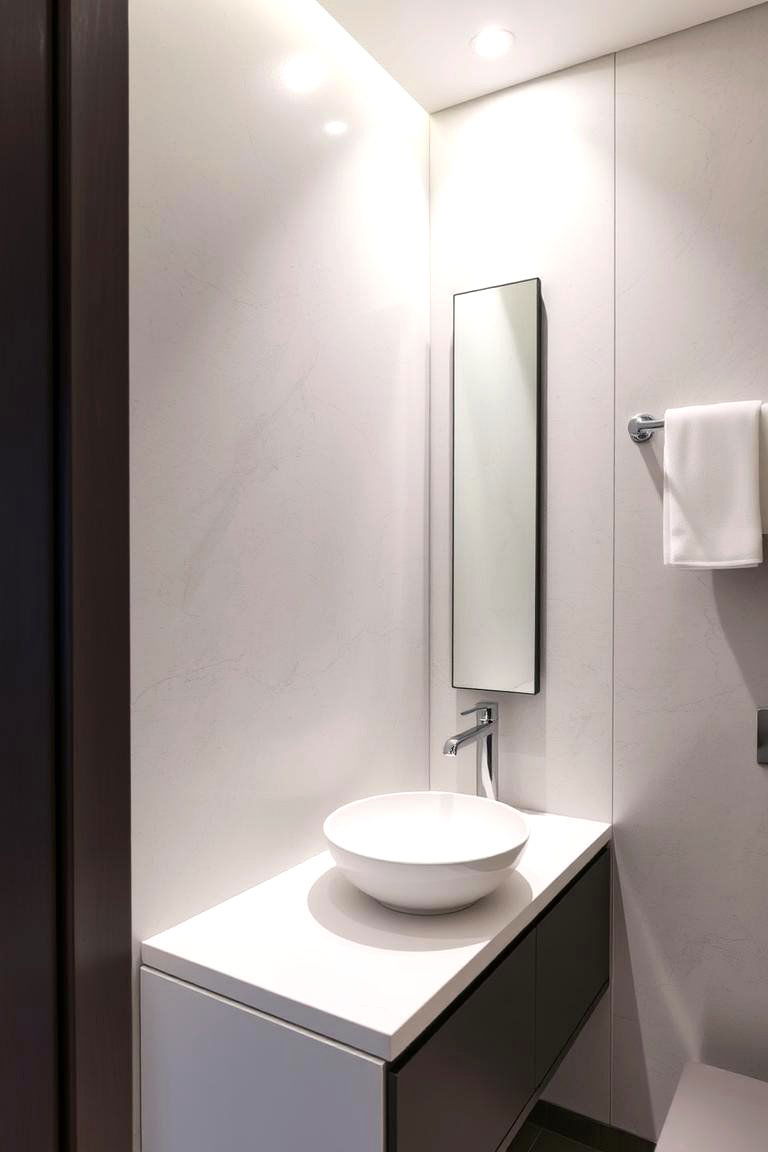 Textured Walls for Depth - 24 Neutral Bathroom Ideas