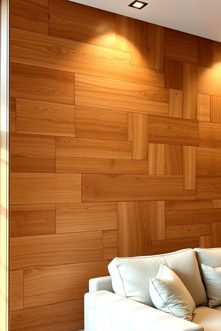 Textured Wood Paneling - 24 Tv Accent Wall Ideas