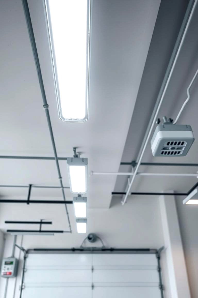 That Modern Sleek Design Appeals - 24 Garage Lighting Ideas