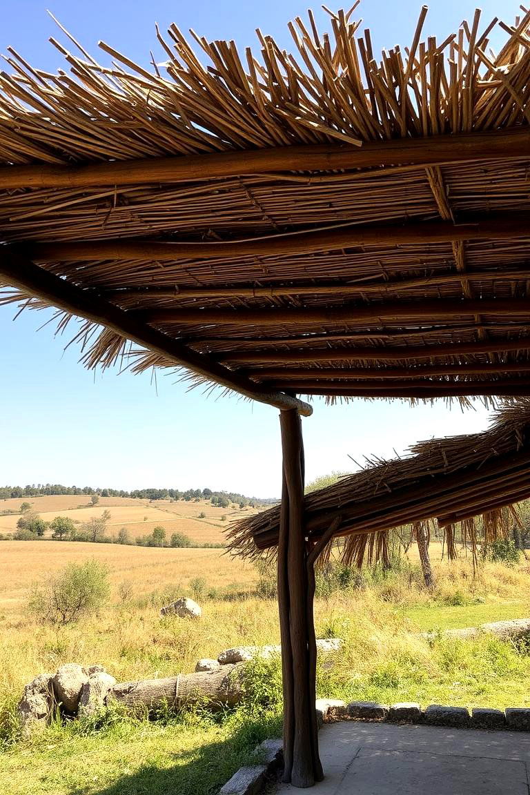 Thatched Roof - 24 Pergola Roof Ideas