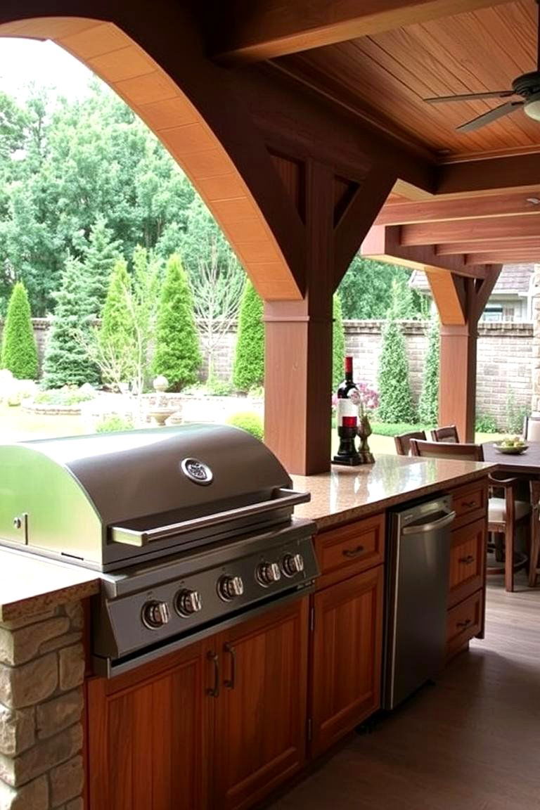 The Al Fresco Outdoor Kitchen - 24 Kitchen Layout Ideas