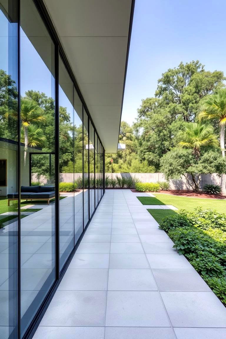 The Allure of Large Glass Windows - 24 Mid-Century Modern Exterior Home Ideas