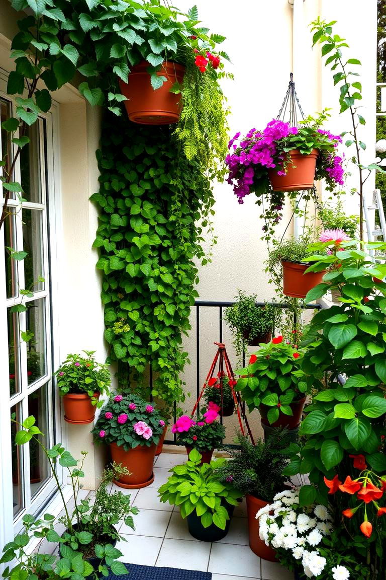The Balcony Turned Plant Paradise - 24 Plant Room Ideas