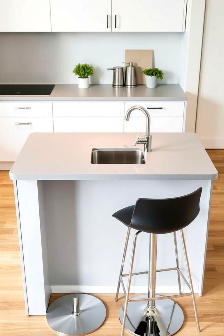 The Bar with a Built In Sink - 24 Kitchen Bar Ideas