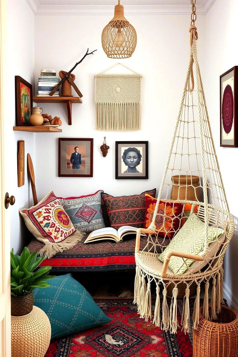 The Bohemian Reading Nook - 24 Reading Room Ideas