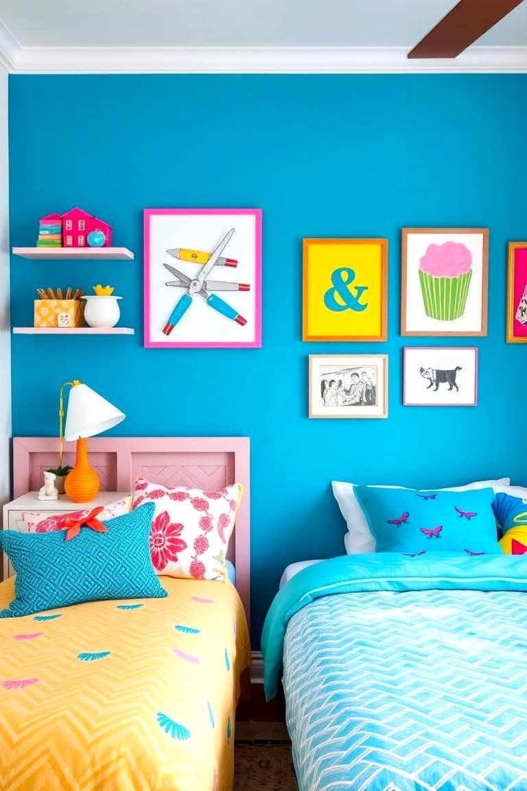 The Bold Color Statement - 24 Tween Bedroom Ideas