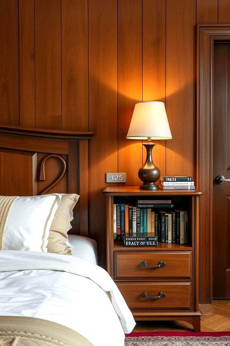 The Bookshelf Nightstand Combo - 24 Nightstand Ideas