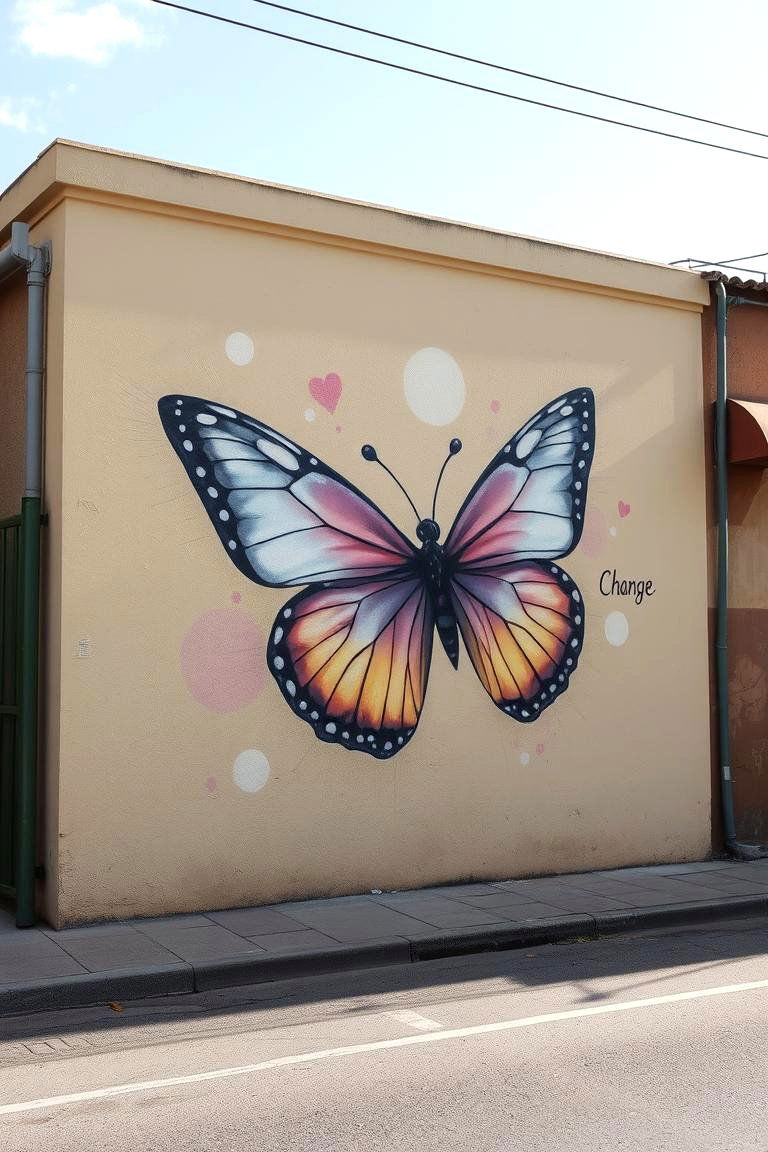 The Butterfly Effect Mural - 24 Nashville Murals