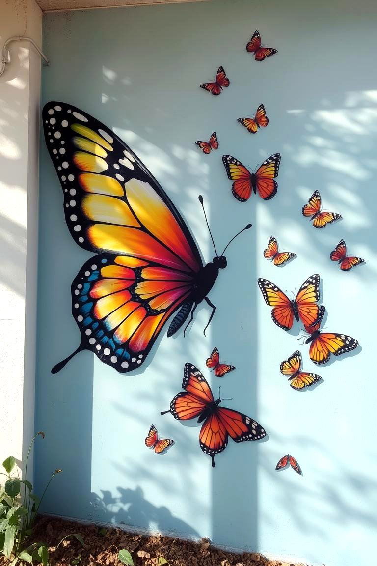 The Butterfly Mural on Nolensville Pike - 24 Nashville Murals