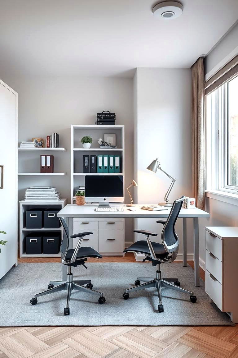 The Chic Home Office - 24 She Shed Interior Ideas