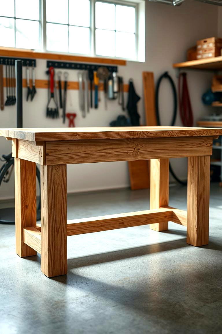 The Classic Wooden Workbench - 24 Garage Workbench Ideas