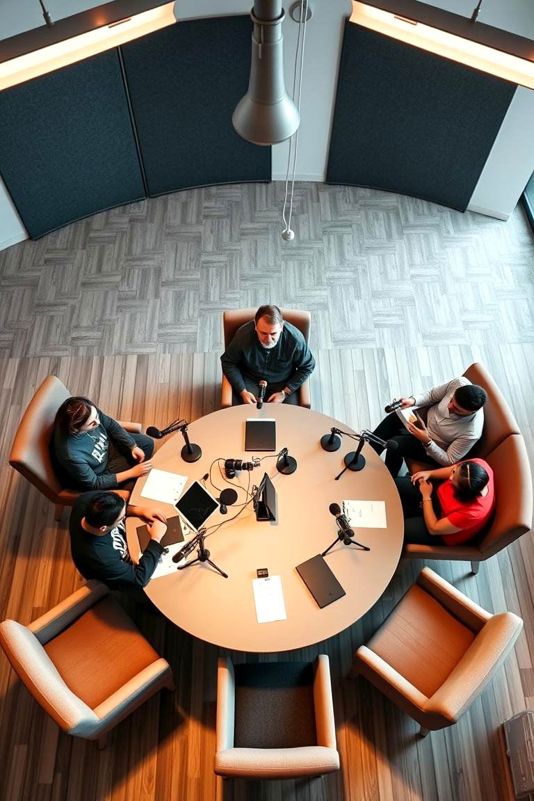 The Collaborative Co Working Space - 24 Podcast Room Ideas