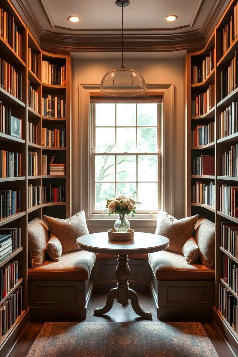 The Cozy Corner Nook - 24 Library Dining Room Combo Ideas