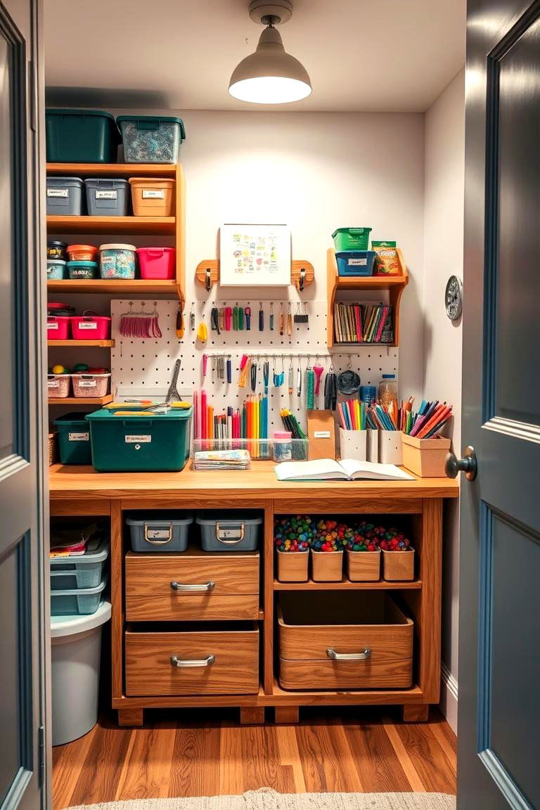 The Cozy Crafting Corner - 24 She Shed Interior Ideas