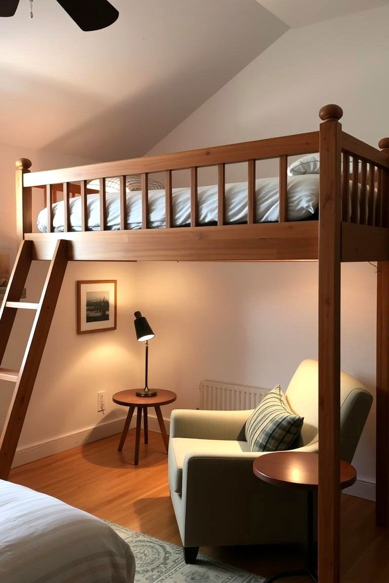 The Cozy Reading Nook Loft - 24 Loft Bed Ideas