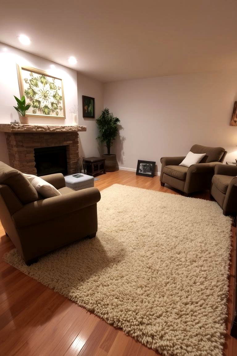 The Cozy Shag Rug - 24 Living Room Rug Ideas