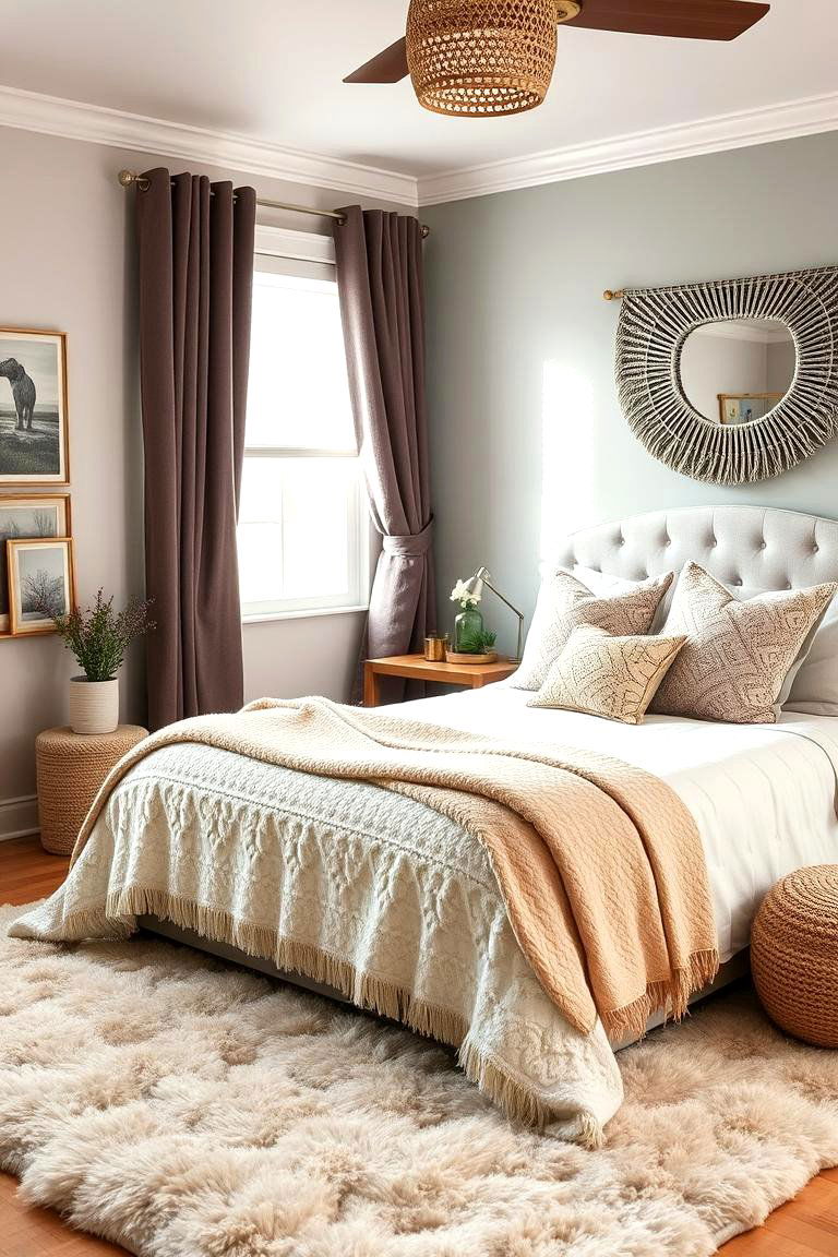 The Cozy Textile Layering - 24 Tween Bedroom Ideas
